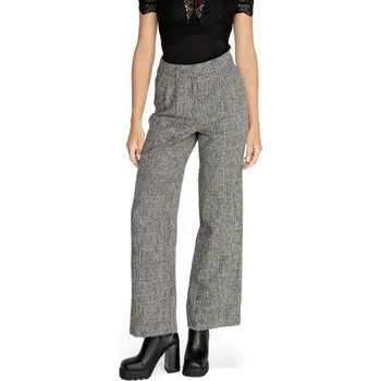 Dámské oblečení Vila Clothes kalhoty Vila Clothes černá | šedá 3457318