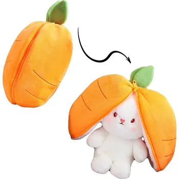 plyšák Mrkev Dětský králíček na hraní, který spí a dýchá 57897