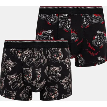 Boxerky Boxerky Medicine 2-pack pánské, více barev RW25-BIMB03 vícebarevná MLA, vel. S