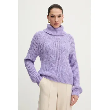 Dámský svetr Svetr s příměsí alpakové vlny Morgan MPALMA fialová 04X, vel. L