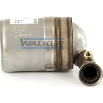 Filtr pevných částic Filtr sazových částic, výfukový systém WALKER 93051
