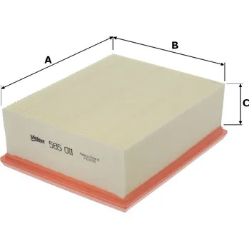 Filtr do auta Vzduchový filtr VALEO 585011