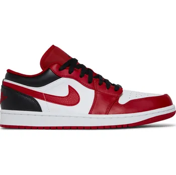 Pánská móda Air Jordan 1 Low 'Reverse Black Toe' Velikost: 45.5