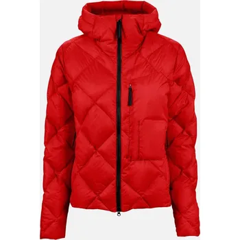 Dámská bunda The Mountain Studio péřová bunda W. ULTRALIGHT DOWN HOOD JACKET ZIMA Červená L Dámské