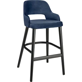 Barová židle Barová židle Tonda, tm. modrá