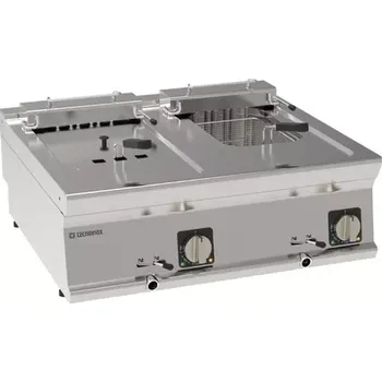 fritéza Elektrická fritéza, dvoukomorová - objem 2x8 l | TECNOINOX 716095