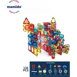 Mamido Magnetická stavebnice 136 dílků DIY kuličková dráha