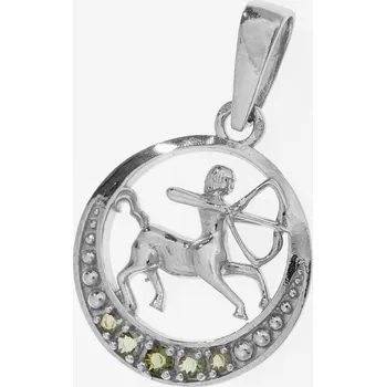 Přívěsek My Moldavite Stříbrné znamení - Střelec