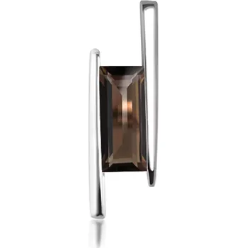 Přívěsek Candle Smoky Quartz - stříbrný přívěsek s hnědým quartzem