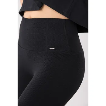Dámské legíny GoldBee Legíny Seamless Balance Black Barva: Black, Velikost: 3XL