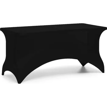 Zahradní stůl Cateringový potah na stůl 153x70 cm černý | FORGAST FG03814