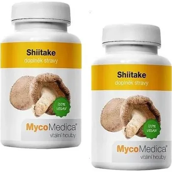 Zdraví MycoMedica Shiitake 2x 90 kapslí (Shitake - Lentinula edodes - Houževnatec jedlý)