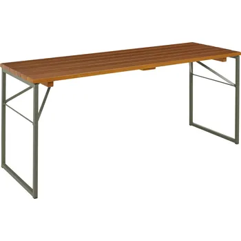 Zahradní sestava Stůl Expose, 180x60 cm - ořech/antracit