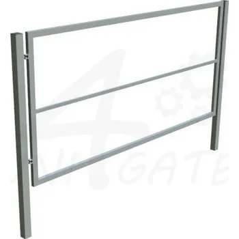 brána Jednokřídlá brána vč. sloupků - 4500 x 1750 mm
