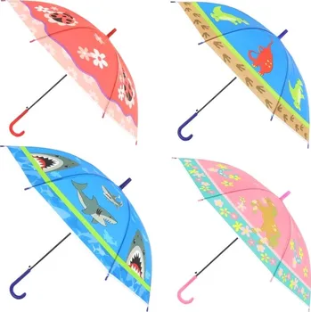 Deštník LAMPS Vystřelovací deštník 78cm Mix různé motivy