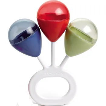 SUAVINEX Chrastítko GALAXY +4 m - Zelená/ČERVENÁ/ tm.modrá