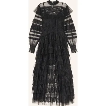 Dámské šaty Allsaints Dámské Šaty S Volány Cavarly, černá, 34