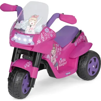 Dětské elektrovozidlo PEG PÉREGO Toys PEG PÉREGO Little Singer pink 6V-L elektromotorka od 2 let
