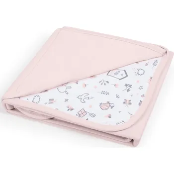 Dětská deka CEBA BABY CEBA Deka dětská bavlna 90x100 PINK+Bird World - Losos