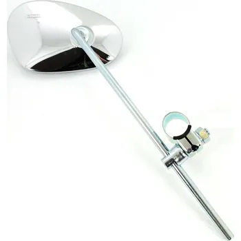 Zrcátko pro motocykl Zrcátko Bumm chrom s objímkou, zmenšovací sklo pro Zündapp, Kreidler, Hercules, Miele, DKW, NSU, Horex, Puch, Gritzner MG00000711