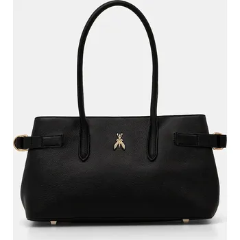 Kabelka Kožená kabelka Patrizia Pepe 8B0305.L162 černá 99X, vel. ONE SIZE