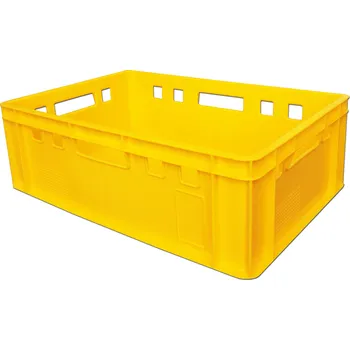 Úložný box Přepravka plastová na maso E2 600x400x200 mm | PETRAplast Barva: Žlutá Český výrobek | Rychlé odeslání