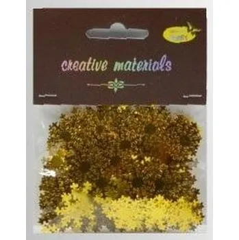 Set školních potřeb Elementy z folii śnieżynki złote 15g