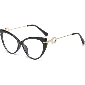 Brýlová obroučka Elegantní brýle proti modrému světlu - Černé