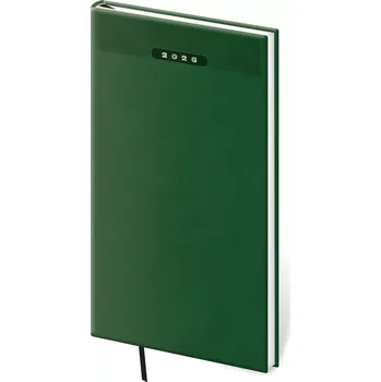 Diář Helma365 Print Classic kapesní týdenní diář 2026 zelený