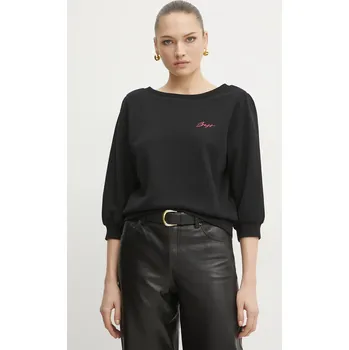 Pánská mikina Bavlněná mikina BOSS Orange 50538995 černá 99X, vel. XS