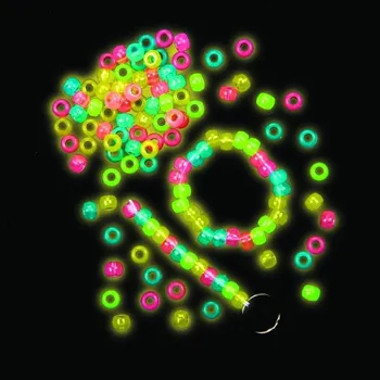 Dětské navlékací korálky Korálky svítící ve tmě (EF344) 200ks -