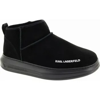 Dámská obuv KARL LAGERFELD Dámský černý kožený kotník KL44522-500-265 Velikost 41