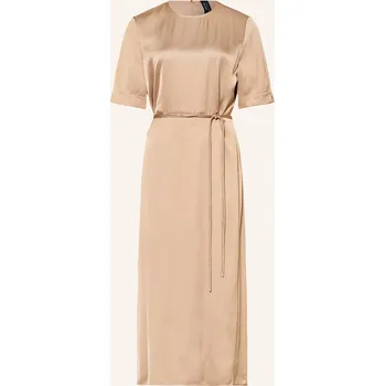 Dámské šaty Marc Cain Dámské Saténové Šaty, 619 warm taupe new, 34