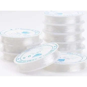 Pruženka SILIKONOVÁ, kulatá, transparentní, 0,5mm, 14metrů, 1 ks