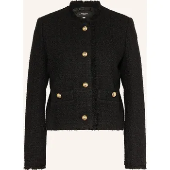 Dámský blejzr Weekend Max Mara Dámské Sako Wkdagami Z Tvídu, černá, 36