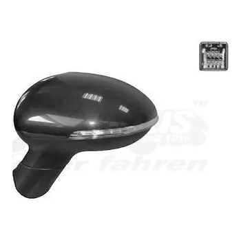 Auto zrcátko Vnější zpětné zrcátko VAN WEZEL 8323817