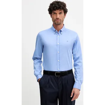 Pánská košile Košile BOSS H-ROAN-BD-E-C1-253 pánská, modrá barva, regular, s límečkem button-down, 50545234 50X, vel. M