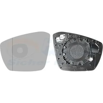 Autosklo Sklo do zrcátka, vnější zrcátko VAN WEZEL 5710837