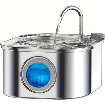 fontána pro kočku Nerezová Fontána 3,2l pro Kočky a Psy