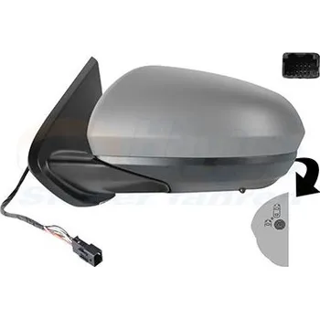 Auto zrcátko Vnější zpětné zrcátko VAN WEZEL 1557817