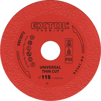Řezný kotouč kotouč diamantový řezný EXTRA tenký, 115x22,2x1,2mm, EP