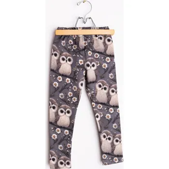 Dívčí legíny Lily Grey oteplené legíny sovička velikost: 152