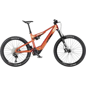 Jízdní kolo KTM Macina Kapoho Elite Di2 2026 – karbonové e-enduro Bosch CX 800 Wh Barva: Oranžová, Velikost: XL karbonový rám, Bosch CX, 800 Wh baterie, Shimano CUES Di2 11s, Shimano Deore M6100, FOX 36 Float + Float X Performance | včetně pedálů