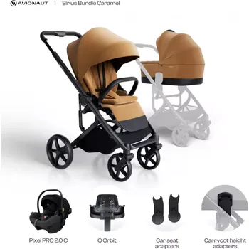Kočárek Avionaut akční set Sirius 2025 Caramel