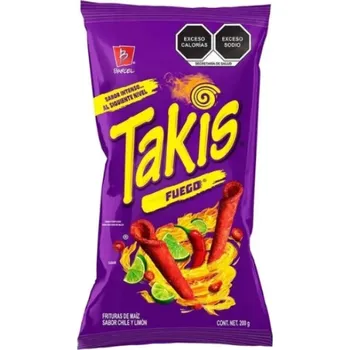 Chips Takis Fuego Hot Chilli Pepper&Lime Tortila Chips 90 g