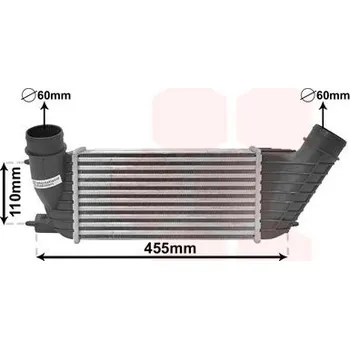 Chladič motoru Chladič turba VAN WEZEL 40004347