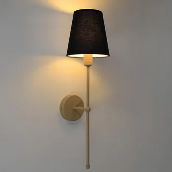 Nástěnné svítidlo Nástěnná lampa MADELA 1xE14/40W/230V černá/béžová