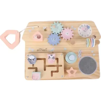 Hračka eliNeli Activity board - Farma s bludištěm