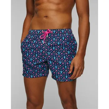 Pánské plavky Tmavě Modré Pánské Plavky Mc2 Saint Barth Lighting Micro Fantasy Lig0003-00070h