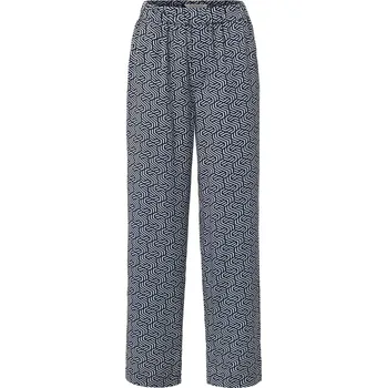 Dámské kalhoty 662570 - Tchibo - Tkané kalhoty - pro ženy - vel. 42 - barva: modrá/s potiskem